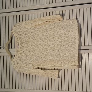 Loft Lace 3/4 Sleeve Top SP